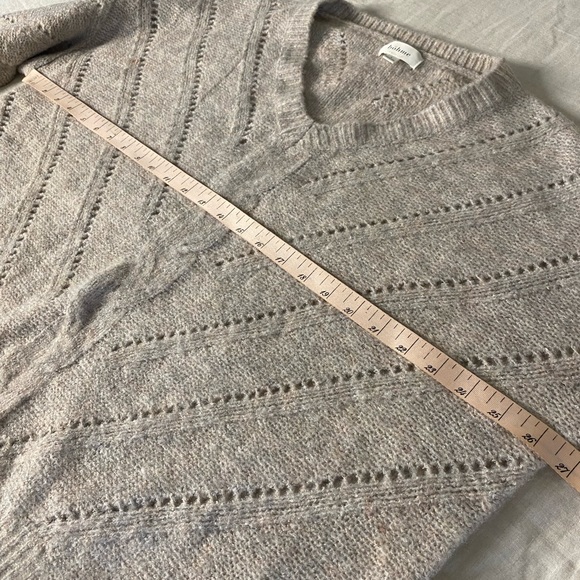 bohme Sweaters - Bohme Knit Sweater Grey/Pink